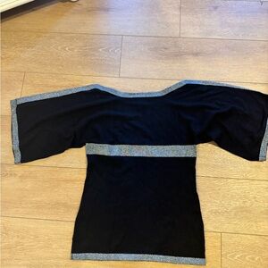 Willi Smith Black Top with Gray Accents